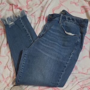 Judy Blue Frayed Bottom Women Jeans